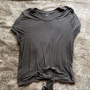 STRIPED SHORT SLEEVE